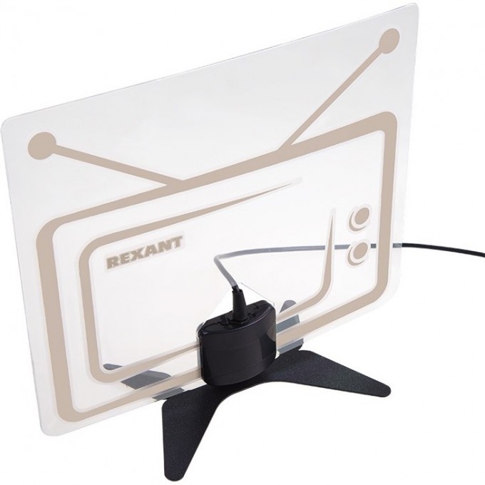 Антенна комнатная REXANT AG-719 «Активная» с USB питанием, для цифрового телевидения DVB-T2 34-0719 Антенна комнатная REXANT AG-719 «Активная» с USB питанием, для цифрового телевидения DVB-T2 34-0719