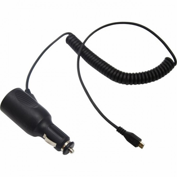 Автозарядка REXANT microUSB с индикатором шнур спираль до 2 м 16-0243 Автозарядка REXANT microUSB с индикатором шнур спираль до 2 м 16-0243
