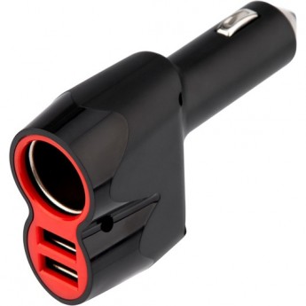 Автозарядка в прикуриватель REXANT 2хUSB + гнездо Автозарядка в прикуриватель REXANT 2хUSB + гнездо