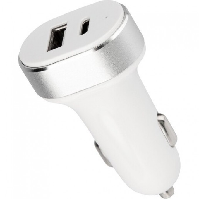 Автозарядка в прикуриватель REXANT АЗУ USB-A+USB-C, 3.1 A белая 18-2227 Автозарядка в прикуриватель REXANT АЗУ USB-A+USB-C, 3.1 A белая 18-2227