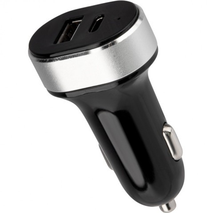 Автозарядка в прикуриватель REXANT АЗУ USB-A+USB-C, 3.1 A, черная 18-2226 Автозарядка в прикуриватель REXANT АЗУ USB-A+USB-C, 3.1 A, черная 18-2226