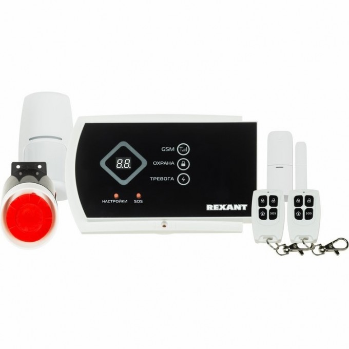 Беспроводная GSM сигнализация REXANT GS-115 46-0115 Беспроводная GSM сигнализация REXANT GS-115 46-0115