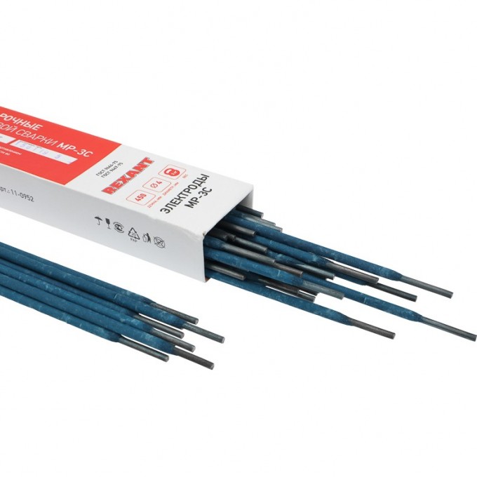 Электрод REXANT 450 мм MP-3C 4 мм 3 кг 11-0952 Электрод REXANT 450 мм MP-3C 4 мм 3 кг 11-0952