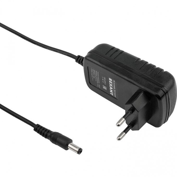 Источник питания REXANT 110-220 V AC/5 V DC 3 А 15 W с DC разъемом подключения 5.5х2.1, без влагозащиты (IP23) 200-024-5 Источник питания REXANT 110-220 V AC/5 V DC 3 А 15 W с DC разъемом подключения 5.5х2.1, без влагозащиты (IP23) 200-024-5