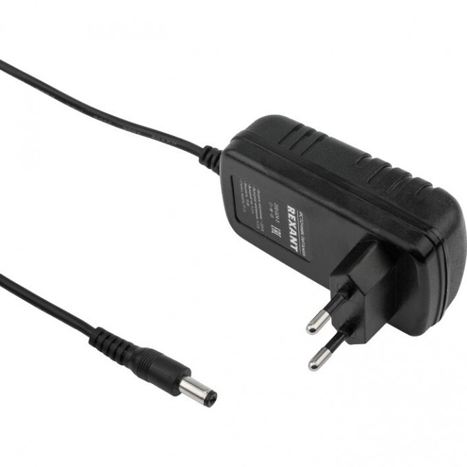 Источник питания REXANT 12 V 24 W с DC разъемом подключения 5.5х2.1 IP23 200-024-3 Источник питания REXANT 12 V 24 W с DC разъемом подключения 5.5х2.1 IP23 200-024-3