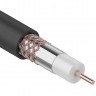 Кабель коаксиальный REXANT OUTDOOR RG-6U+CU 305 м черный 01-2232