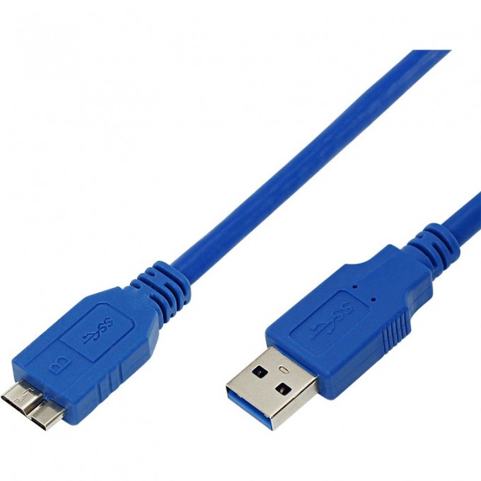 Кабель micro REXANT USB-A 3.0 - USB 3.0 синий (PE пакет) 18-1634 Кабель micro REXANT USB-A 3.0 - USB 3.0 синий (PE пакет) 18-1634