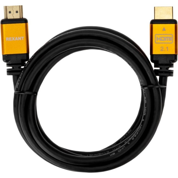 Кабель REXANT HDMI - HDMI 2.1 длина 3 метра GOLD 17-6005 Кабель REXANT HDMI - HDMI 2.1 длина 3 метра GOLD 17-6005