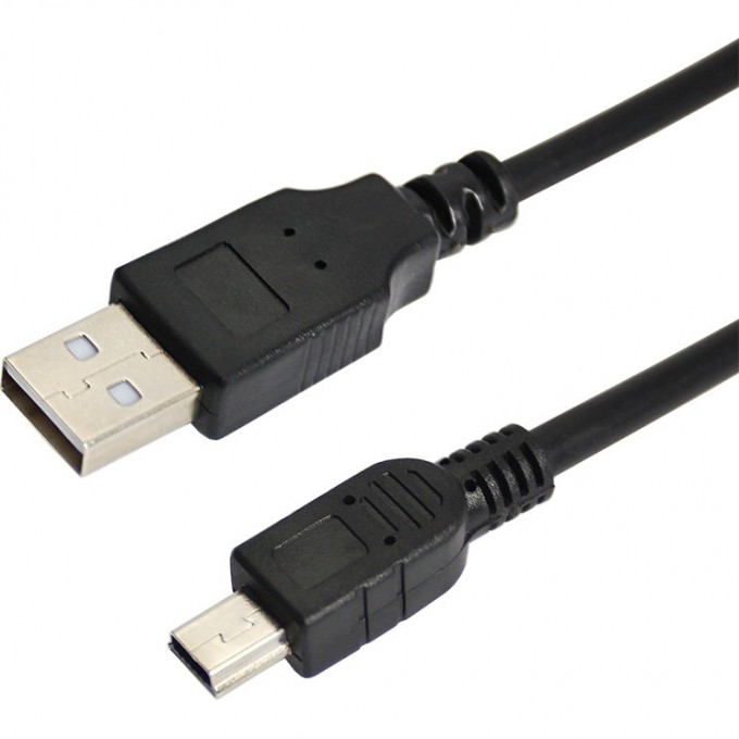 Кабель REXANT mini USB - USB A 0.2 м черный 18-1131-2 Кабель REXANT mini USB - USB A 0.2 м черный 18-1131-2