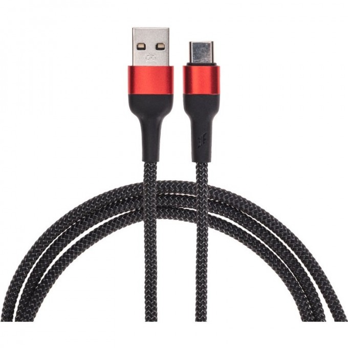 Кабель REXANT USB-A – Type-C, 5А, 50Вт, 1м, в черной нейлоновой оплетке 18-7066 Кабель REXANT USB-A – Type-C, 5А, 50Вт, 1м, в черной нейлоновой оплетке 18-7066