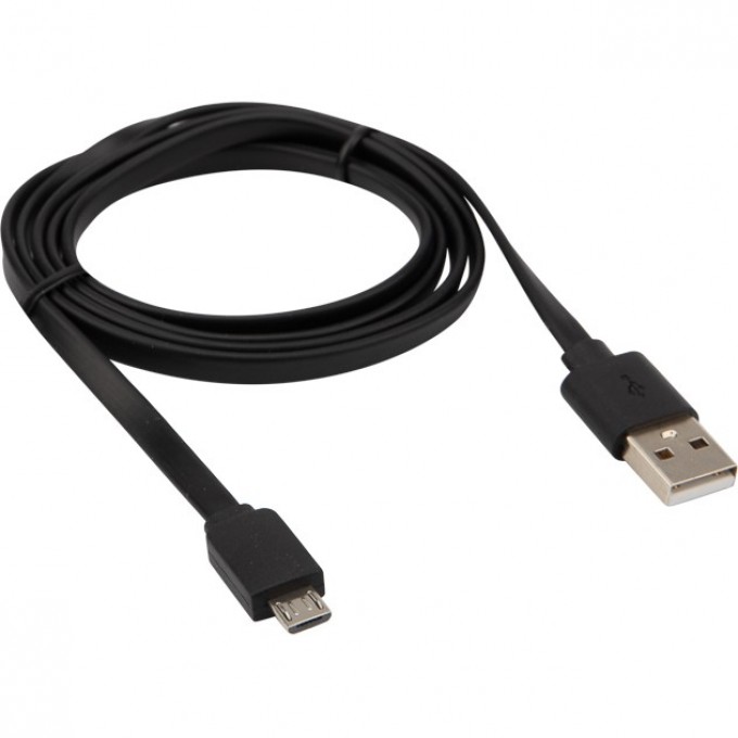 Кабель REXANT USB-micro USB 2.4A черный 1 м 18-4270 Кабель REXANT USB-micro USB 2.4A черный 1 м 18-4270
