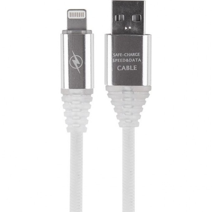 Кабель USB-Lightning REXANT для iPhone пвх белый 1 м 18-7021 Кабель USB-Lightning REXANT для iPhone пвх белый 1 м 18-7021