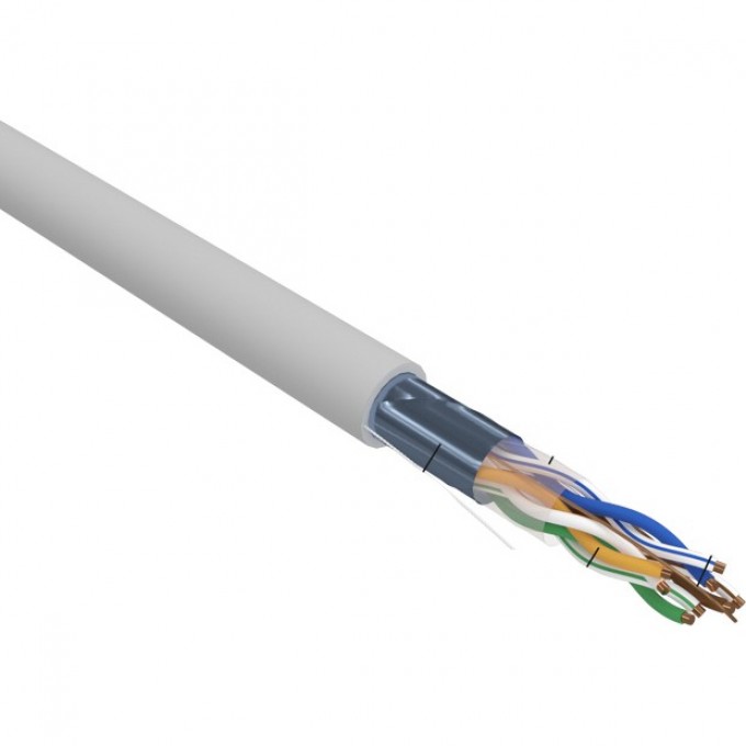 Кабель витая пара REXANT PRO F/UTP, CAT 5e, ZH нг(А)-HF, 2х2х0,52 мм, 24AWG, INDOOR, SOLID, серый, 305 м 02-0022 Кабель витая пара REXANT PRO F/UTP, CAT 5e, ZH нг(А)-HF, 2х2х0,52 мм, 24AWG, INDOOR, SOLID, серый, 305 м 02-0022