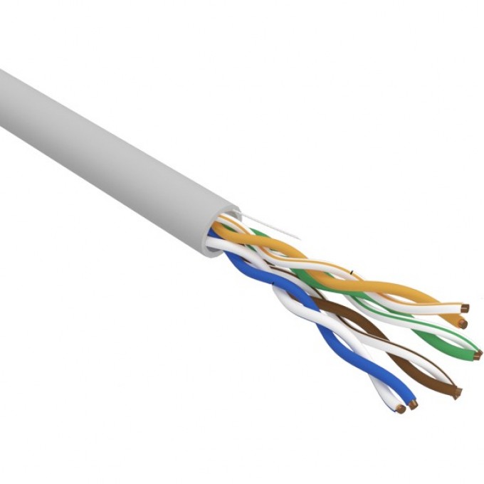 Кабель витая пара REXANT PRO U/UTP, CAT 5e, ZH нг(А)-HF, 2х2х0,52мм, 24AWG, INDOOR, SOLID, серый, 305м 02-0002 Кабель витая пара REXANT PRO U/UTP, CAT 5e, ZH нг(А)-HF, 2х2х0,52мм, 24AWG, INDOOR, SOLID, серый, 305м 02-0002