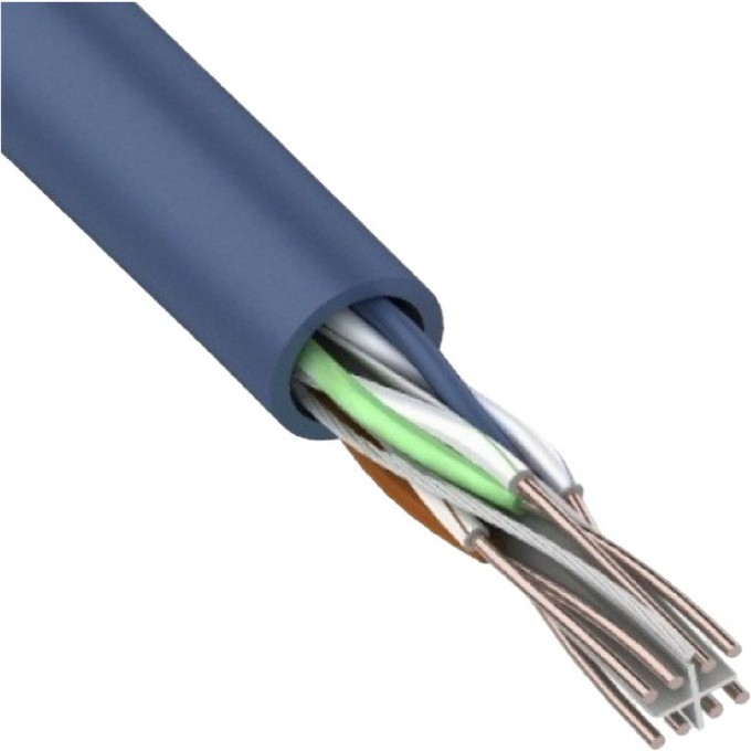 Кабель витая пара REXANT U/UTP, CAT 6, PVC, 23AWG, INDOOR, SOLID, синий, 305 м 01-0047 Кабель витая пара REXANT U/UTP, CAT 6, PVC, 23AWG, INDOOR, SOLID, синий, 305 м 01-0047