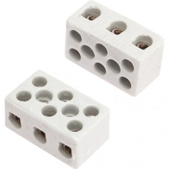 Клемма керамическая REXANT КВ 10 мм² винтовая, 84 шт. Клемма керамическая REXANT КВ 10 мм² винтовая, 84 шт.