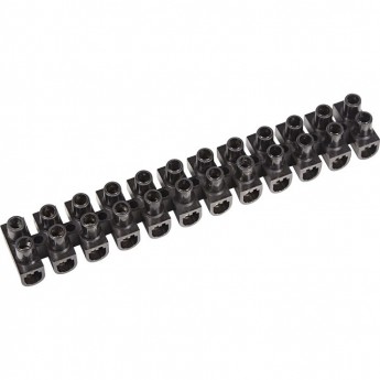 Клеммная колодка винтовая REXANT KВ-16 (6-16 мм²), ток 30 A, полипропилен черный (ЗВИ)