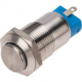 Кнопка антивандальная REXANT A12-B2 Ø12 Б/Фикс (2с) OFF-(ON) выпуклая Кнопка антивандальная REXANT A12-B2 Ø12 Б/Фикс (2с) OFF-(ON) выпуклая