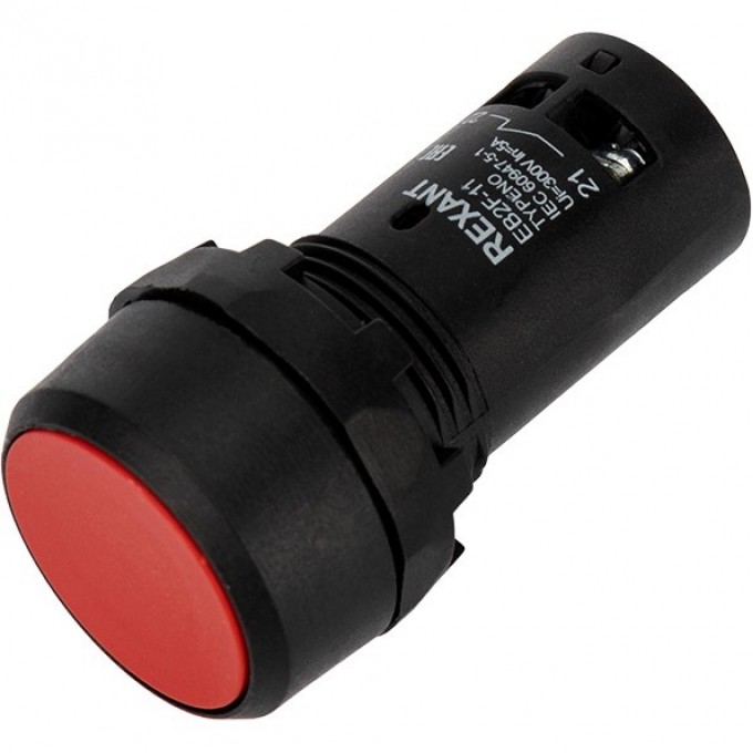 Кнопка REXANT EB22 возвратная красная 36-5530 Кнопка REXANT EB22 возвратная красная 36-5530