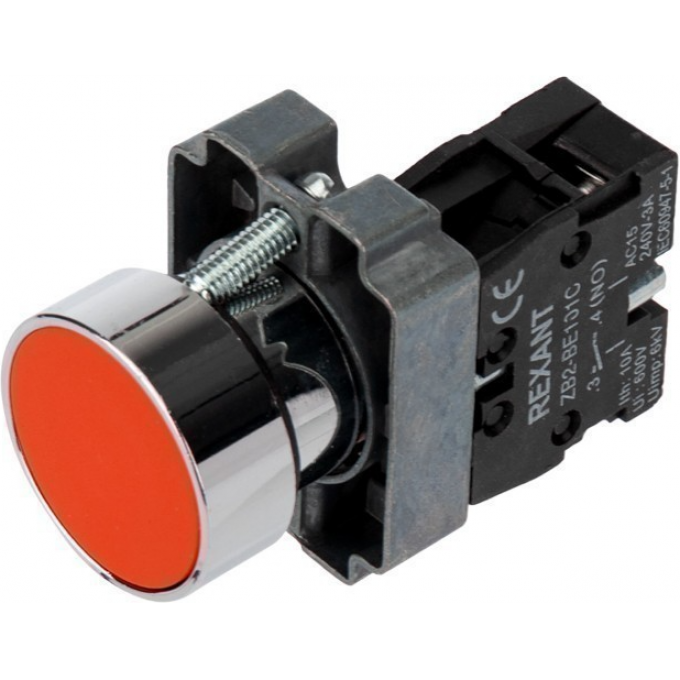 Кнопка REXANT XB2 красная 36-5520 Кнопка REXANT XB2 красная 36-5520