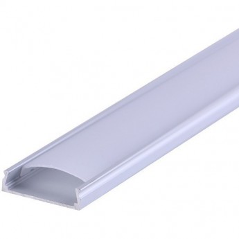 Комплект врезного алюминиевого профиля REXANT с рассеивателем, 24х6мм, 2м, Комплект врезного алюминиевого профиля REXANT с рассеивателем, 24х6мм, 2м,