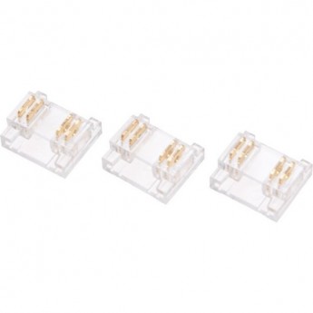 Коннектор REXANT I-образный для светодиодной ленты RGB COB 10мм Коннектор REXANT I-образный для светодиодной ленты RGB COB 10мм