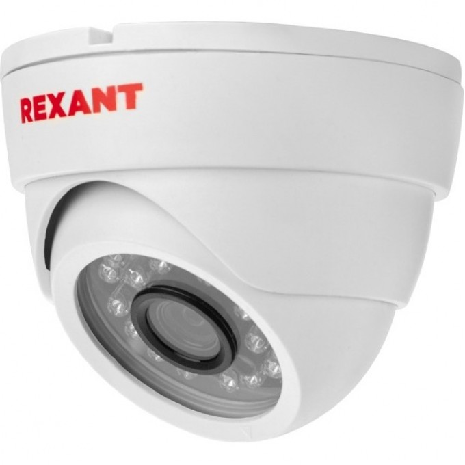 Купольная камера REXANT AHD 2.0Мп Full HD 1920x1080 (1080P), объектив 2.8мм, ИК до 30м 45-0138 Купольная камера REXANT AHD 2.0Мп Full HD 1920x1080 (1080P), объектив 2.8мм, ИК до 30м 45-0138