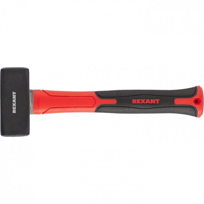 Кувалда REXANT с фибергласовой обрезиненной рукояткой 1500 г 12-8131 Кувалда REXANT с фибергласовой обрезиненной рукояткой 1500 г 12-8131