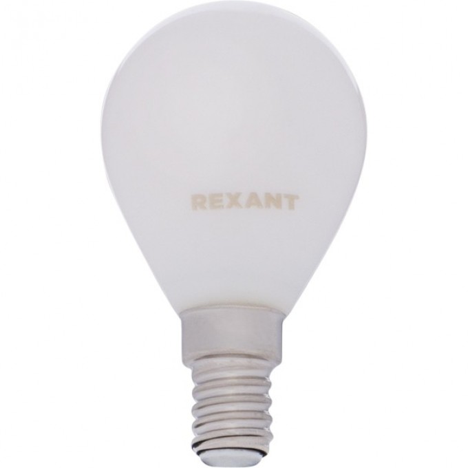 Лампа филаментная REXANT GL45 9.5 Вт 2700K E14 матовая колба 604-133 Лампа филаментная REXANT GL45 9.5 Вт 2700K E14 матовая колба 604-133