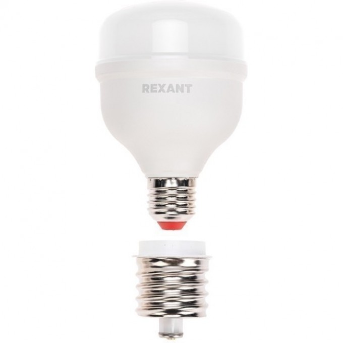 Лампа светодиодная REXANT COMPACT 30Вт E27 с переходником на E40 604-152 Лампа светодиодная REXANT COMPACT 30Вт E27 с переходником на E40 604-152