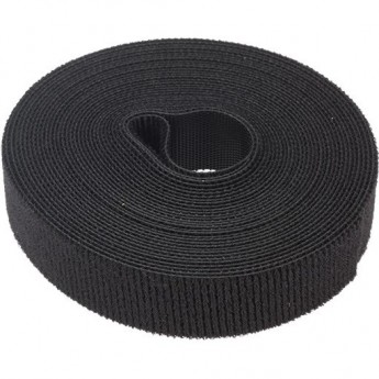 Лента-липучка REXANT 5 м х 20 мм многоразовая черная Лента-липучка REXANT 5 м х 20 мм многоразовая черная