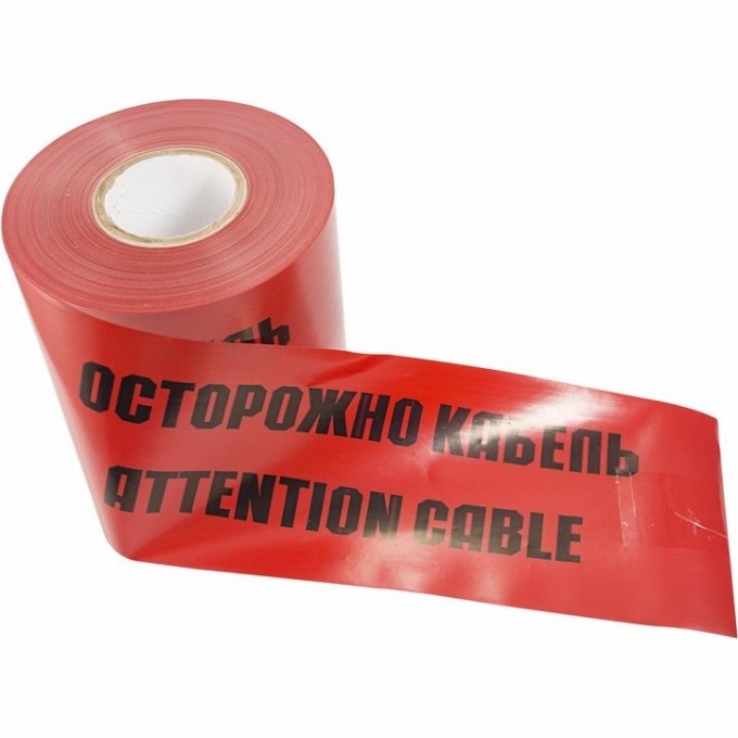 Лента сигнальная REXANT ОСТОРОЖНО КАБЕЛЬ 150 мм х 100 м красный/черный 19-3015 Лента сигнальная REXANT ОСТОРОЖНО КАБЕЛЬ 150 мм х 100 м красный/черный 19-3015