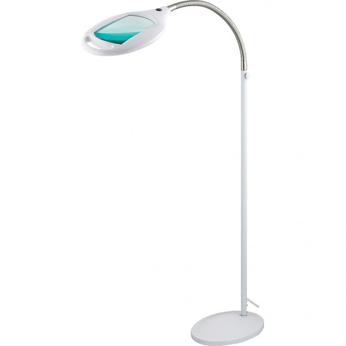 Лупа с подсветкой REXANT 3D 42 LED напольная белая 31-0512 Лупа с подсветкой REXANT 3D 42 LED напольная белая 31-0512