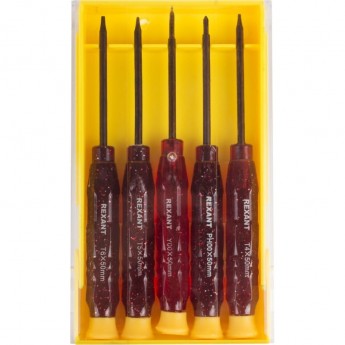 Набор отверток REXANT для точных работ, 5 предметов Набор отверток REXANT для точных работ, 5 предметов