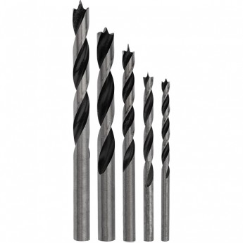 Набор сверл по дереву REXANT 4-10 мм, 5 шт. Набор сверл по дереву REXANT 4-10 мм, 5 шт.