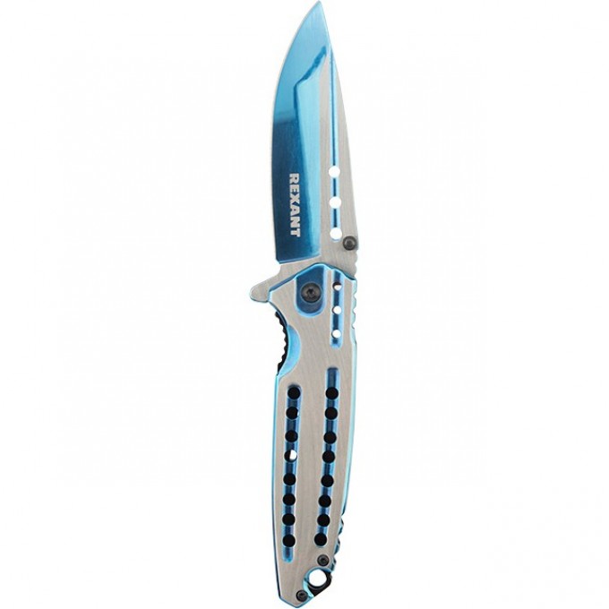 Нож складной REXANT BLUE полуавтоматический 12-4908-2 Нож складной REXANT BLUE полуавтоматический 12-4908-2