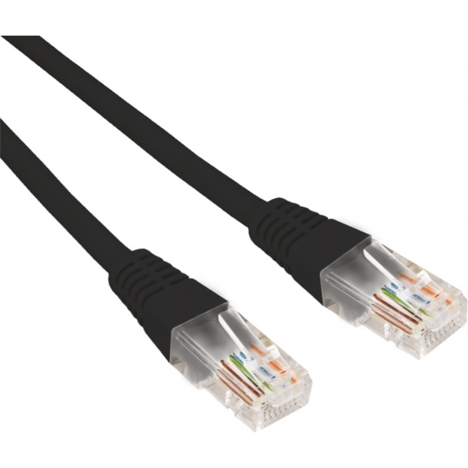 Патч-корд REXANT U/UTP 5e, RJ45-RJ45, неэкранированный, 26AWG, LSZH, черный, 2 м 02-0102-2 Патч-корд REXANT U/UTP 5e, RJ45-RJ45, неэкранированный, 26AWG, LSZH, черный, 2 м 02-0102-2