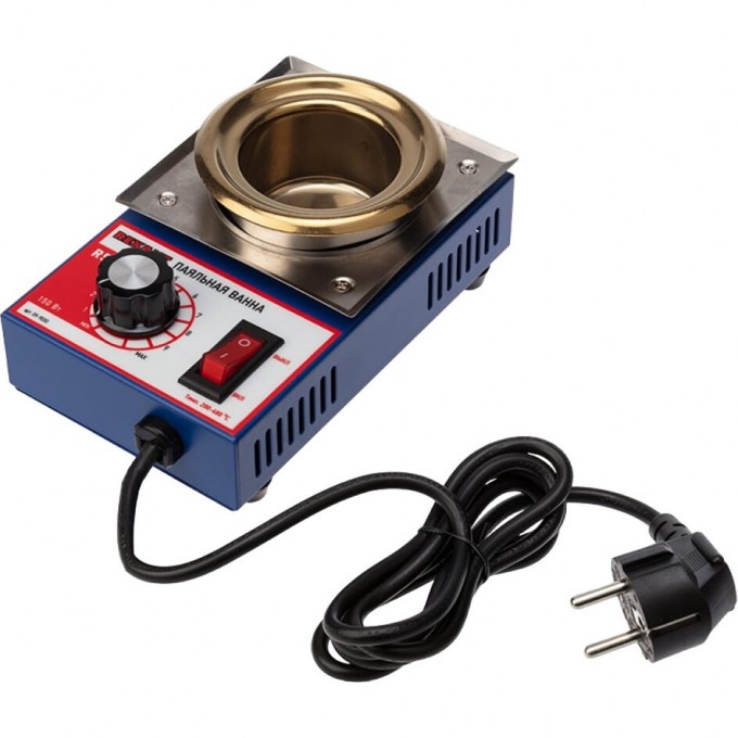 Паяльная ванна REXANT модель R50, 150 Вт, ø 50 мм, 200-480 °C 09-9030 Паяльная ванна REXANT модель R50, 150 Вт, ø 50 мм, 200-480 °C 09-9030