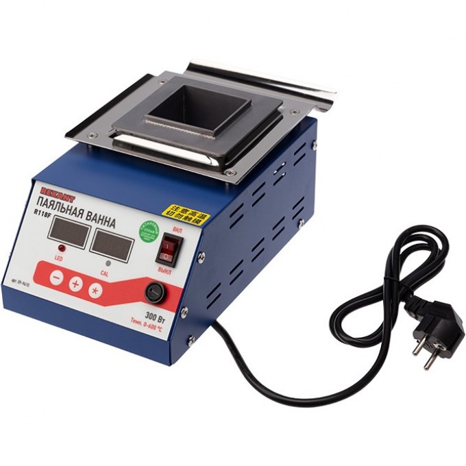 Паяльная ванна REXANT R118F 300 Вт бессвинцовая цифровая 09-9410 Паяльная ванна REXANT R118F 300 Вт бессвинцовая цифровая 09-9410