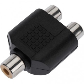 Переходник REXANT гнездо RCA - 2 гнезда RCA Переходник REXANT гнездо RCA - 2 гнезда RCA