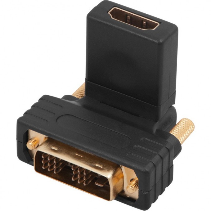 Переходник REXANT штекер DVI-D - гнездо HDMI поворотный 17-6812 Переходник REXANT штекер DVI-D - гнездо HDMI поворотный 17-6812