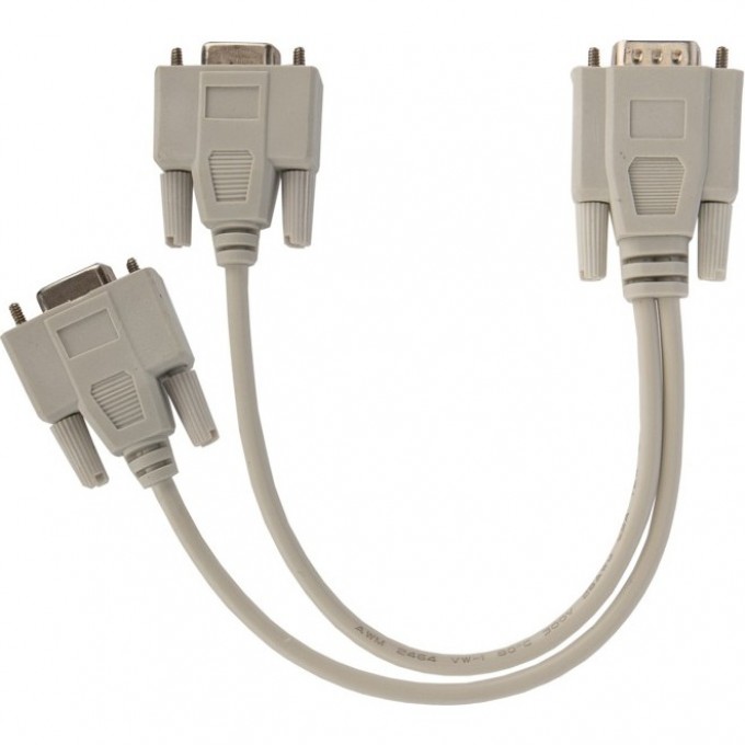 Переходник REXANT штекер VGA - 2 гнезда VGA, провод 17-6834 Переходник REXANT штекер VGA - 2 гнезда VGA, провод 17-6834
