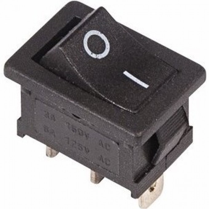 Переключатель клавишный REXANT RWB-202 MINI 6А б/фикс черный 36-2140 Переключатель клавишный REXANT RWB-202 MINI 6А б/фикс черный 36-2140