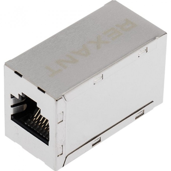 Проходной адаптер REXANT RJ-45(8P-8C) FTP гнездо-гнездо 03-0109 Проходной адаптер REXANT RJ-45(8P-8C) FTP гнездо-гнездо 03-0109