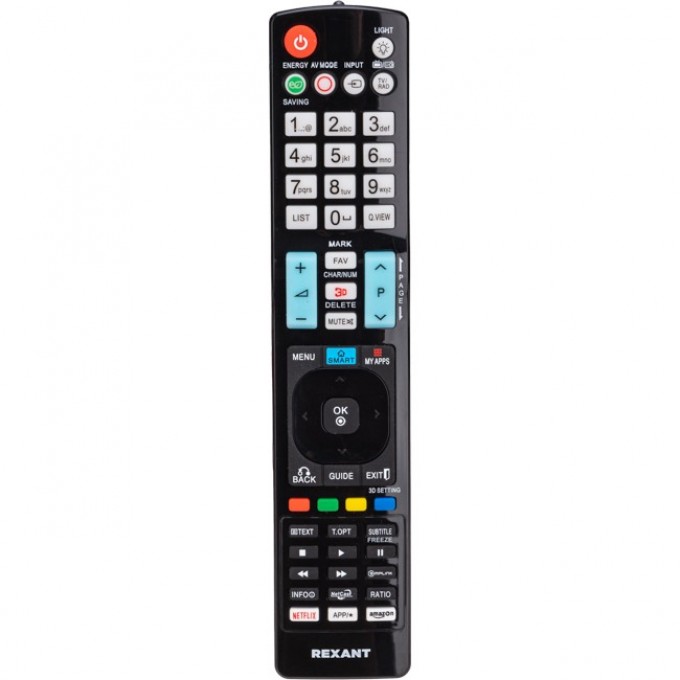 Пульт универсальный REXANT для телевизора LG с функцией SMART TV (ST-03) 38-0002 Пульт универсальный REXANT для телевизора LG с функцией SMART TV (ST-03) 38-0002
