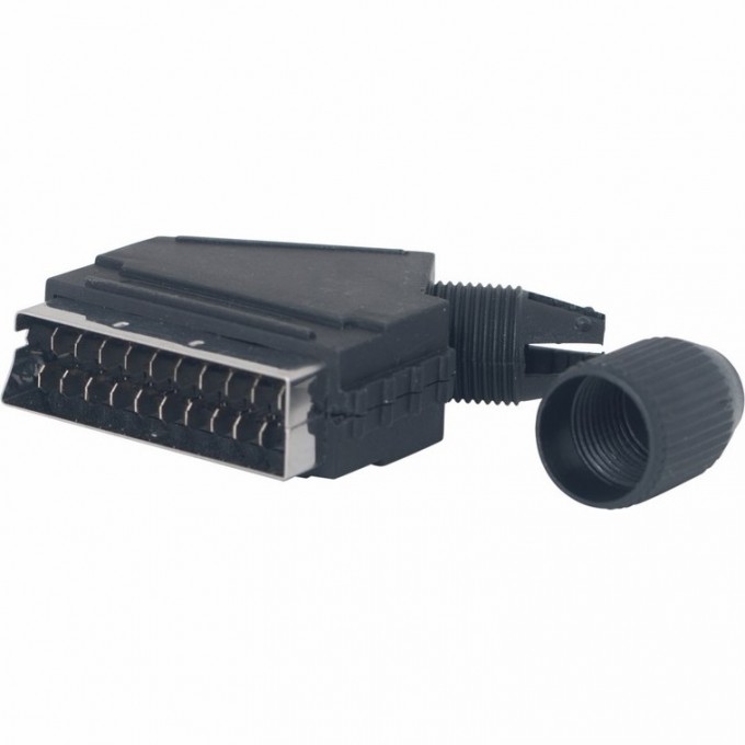 Разъем REXANT на кабель штекер SCART пластик 17-1001 Разъем REXANT на кабель штекер SCART пластик 17-1001