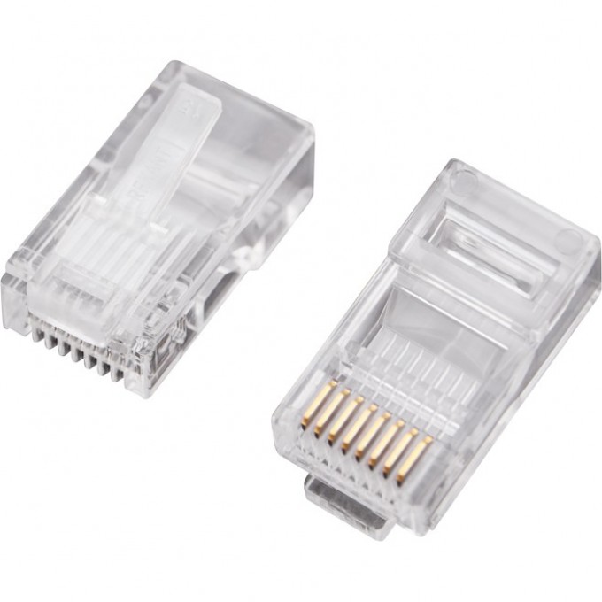 Разъем REXANT RJ-45(8P8C) CAT5e под витую пару для телекоммуникационного оборудования 05-1021 Разъем REXANT RJ-45(8P8C) CAT5e под витую пару для телекоммуникационного оборудования 05-1021