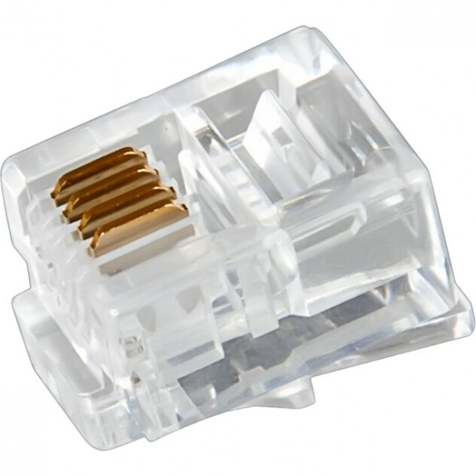 Разъем телефонный REXANT UTP RJ-14(6P4C), CAT 3 05-1012 Разъем телефонный REXANT UTP RJ-14(6P4C), CAT 3 05-1012