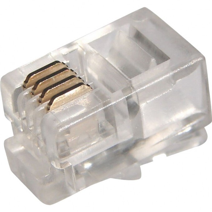 Разъем телефонный REXANT UTP RJ-9(4P4C), CAT 3 05-1001 Разъем телефонный REXANT UTP RJ-9(4P4C), CAT 3 05-1001