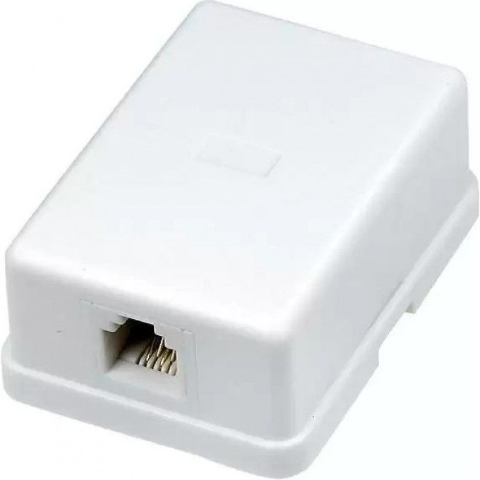 Розетка REXANT телефонная внешняя, 1 порт UTP RJ-14(6P-4C), CAT 3 03-0001 Розетка REXANT телефонная внешняя, 1 порт UTP RJ-14(6P-4C), CAT 3 03-0001